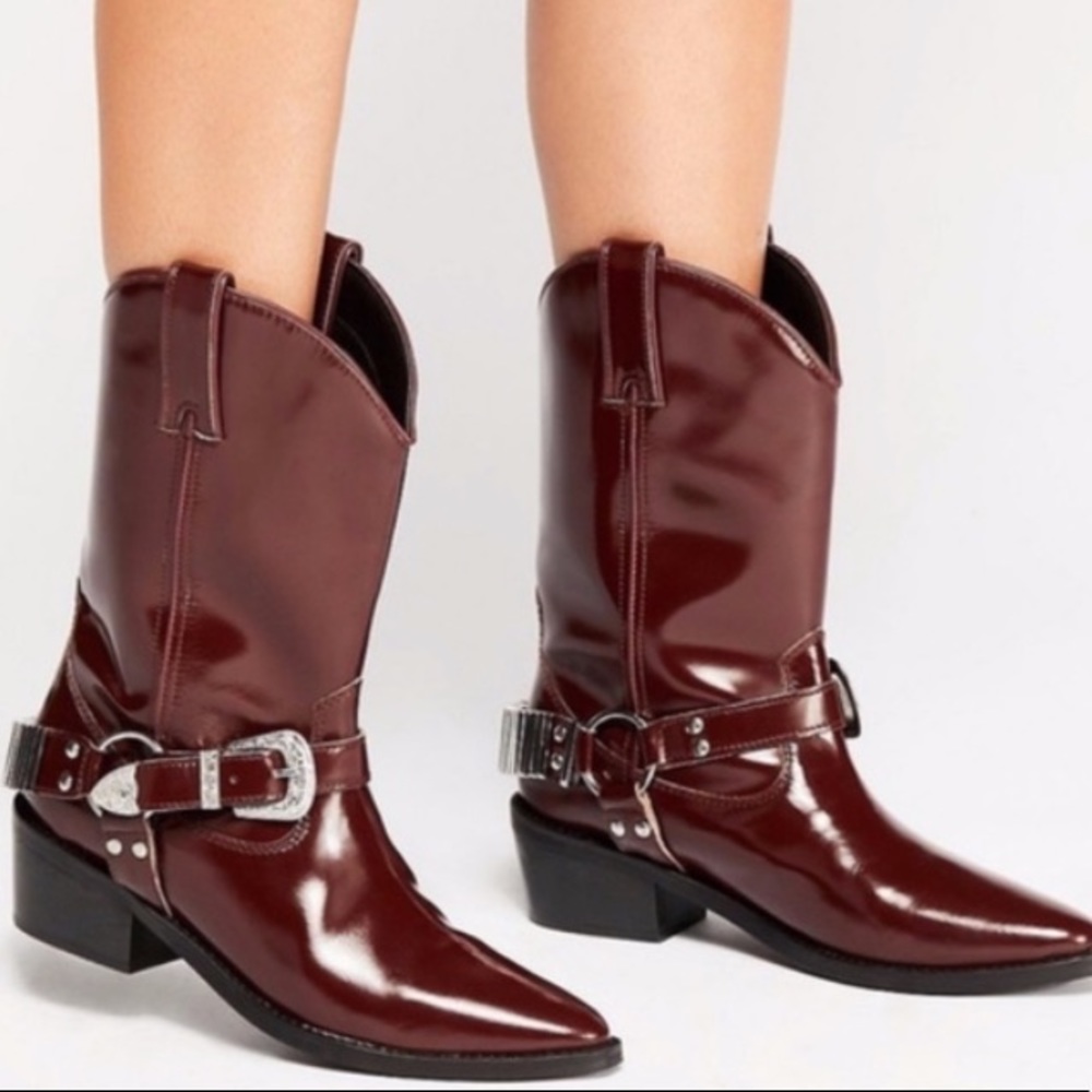 NEW Free People Heiress Ridge Western Boot